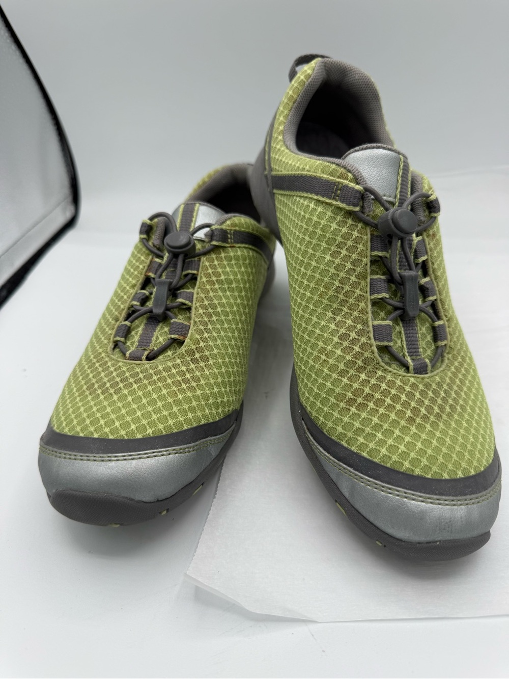 Clarks Privo Green Mesh Athletic Slip-On Sneakers New